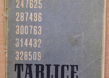 Tablice matematyczno fizyczne 1975 r. Świerczek