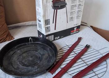 grill ogrodowy okrągły mały bbq 35cm