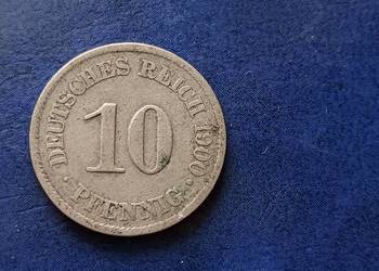 Stare monety 10 fenig 1900 A NIemcy