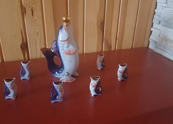 Karafka "Ryba" z kieliszkami