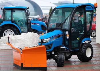 LS Tractor MT1.25 4x4 - 24.7 KM / CAB / IND + Pług do śniegu strzałkowy Va…