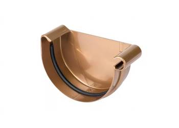 Bryza PVC Denko prawe 125 mm miedziany