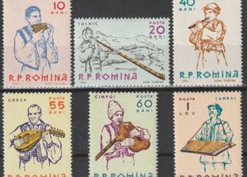 RUMUNIA - MUZYKA LUDOWA INTRUMENTY - 1961 - CZYSTE **