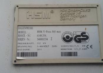 Belownica HSM 860 V -PRESS MAX