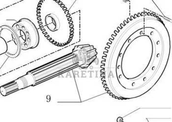 New Holland T7 T6050 TM165 TM155 TM150 TM140 TM145 TM180 Atak Komplet 5162…