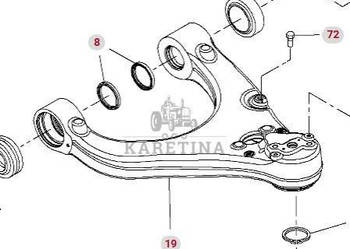 Fendt Vario 1038 1042 1046 1050 GEN 3 Wahacz Kompletny Prawy Prawa Strona …