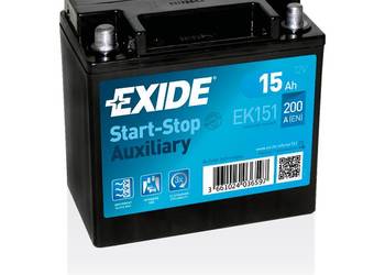 Akumulator Exide AGM 12V 15Ah 200A L+ EK151