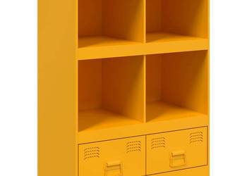 Szafka musztardowa 67x39x95 cm stalowa WM-841802