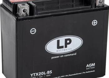 Akumulator motocyklowy 12V 18Ah 270A Landport YTX20L-BS