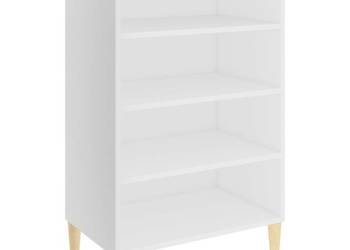 vidaXL Szafka, biała, 57x35x90 cm, materiał drewnopochodny(SKU:806121)