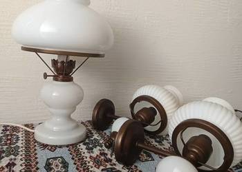 Lampa i dwa kinkiety