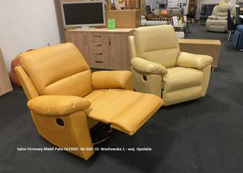 Nowy Fotel GALAXY, Bujany Obrotowy, Funkcja Relax, Outlet-35% , Meble Pyka