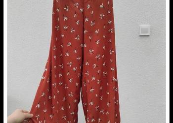 South spodnie we wzorki luźne oversize szeroka nogawka 46 XXL 3XL