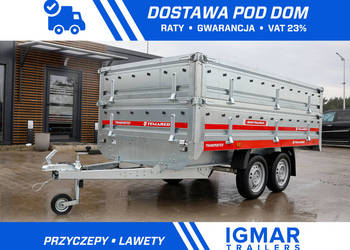 Przyczepa TEMARED TRANSPORTER 3015/2 burty BIS stalowe 40 cm
