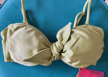 Nowy top bikini biustonosz Rio de Sol zielony metalic