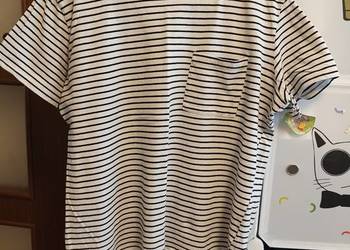 T-shirt Sinsay XL w paski – styl marynarski, stan bardzo dobry ⚓