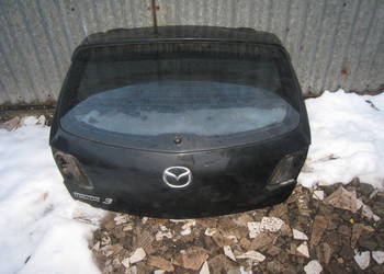 Szyba tylna tył klapy tylnej Mazda 3 BK hatchback 03-09