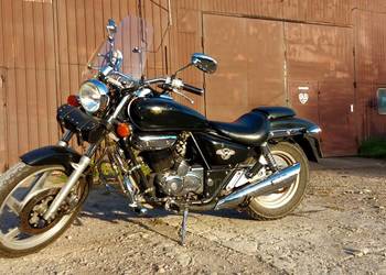 Daelim VT125 chopper szyba gmole piórnik spacerówki