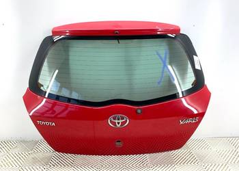 KLAPA TYŁ TOYOTA YARIS II Hatchback 05-14 Super Red V TYLNA, BAGAŻNIKA