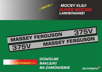 naklejki massey ferguson 375v