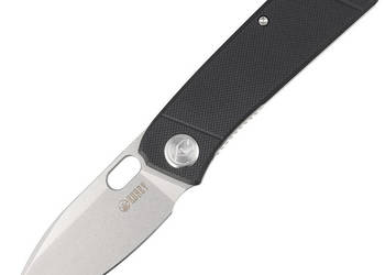 Nóż składany Kubey Hyde Black G10, Sand Blasted 14C28N by Colin Maisonpier…