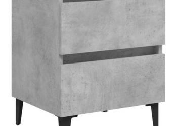 Szafka nocna szarość betonu 40x35x50 cm WM-805877