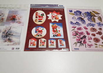 Decoupage papier 3D zestaw I