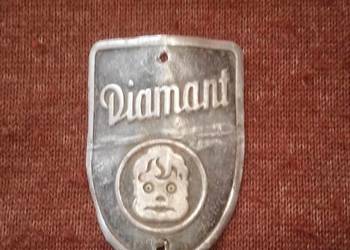 Diamant stary emblemat znaczek szyld rowerowy