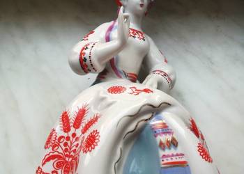 Figurka kobieta siedząca,duża piękna polecam