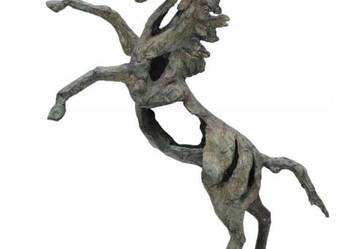 Abstracykjna Nowoczesna Rzeźba z Brązu - Dziki Koń - Figura