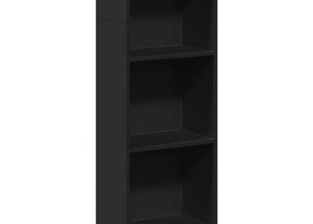 Regał czarny 40x24x109 cm materiał drewnopochodny WM-857775