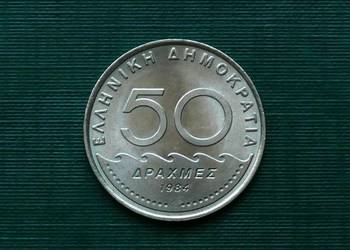 GRECJA - 50 drachm, 1984r