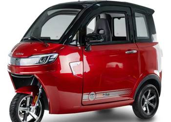 Elektryczny skuter bez prawa jazdy czerwonyMICRO CAR BILI BIKE ECOMO 3 Raty