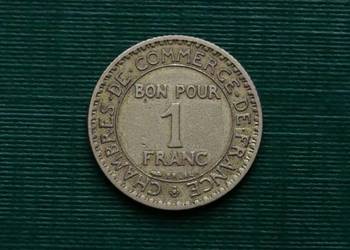 FRANCJA - 1 frank, 1921r