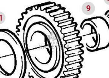Fendt Favorit 514 Koło Zębate Walcowe CZĘŚCI 514100080060