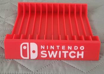 Podstawka na gry do Nintendo Switch 1 i 2. Druk 3D