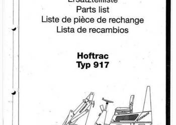 Kramer Hoftrac 917 318 312SL katalog części zamiennych PL