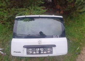Klapa tylna tył szyba Fiat Panda II 03- biała