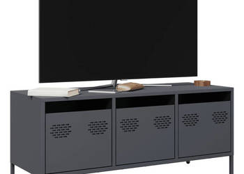 Szafka RTV antracyt 1015x39x435 cm stal walcowana na zimno WM-851228