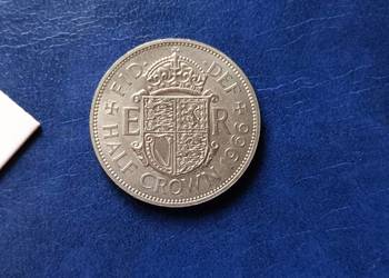 Stare monety 1/2 korony 1966 WIelka Brytania