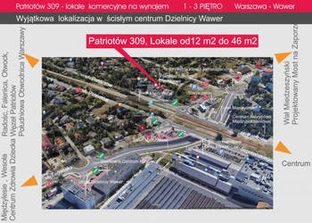 LOKALE KOMERCYJNE W ŚCISŁYM CENTRUM DZIELNICY WAWER