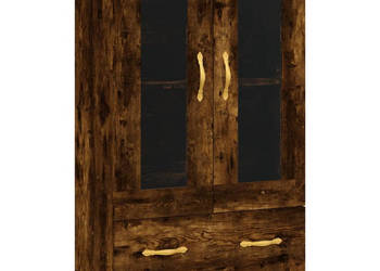 Wysoka szafka przydymiony dąb 695x31x115 cm WM-828281