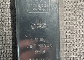 sztabka srebra 1 kg