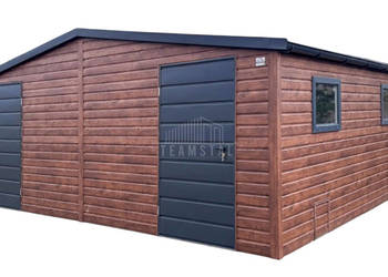 Schowek  - domek ogrodowy 6x4m - 2x drzwi 4x okno rynny TS1149