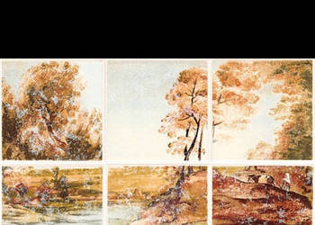 Panel Sielanka azul 20 x 30, Paradyż, 6 x 10 x 10, obraz, płytki, kafelki