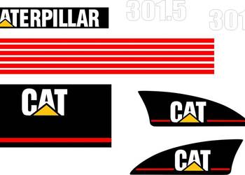 NAKLEJKI NA MASZYNĘ CAT 301.5