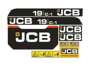 Naklejki oklejenie JCB 19 C-1 Zamiennik