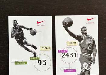Pocztówki - Nike: Michael Jordan & Penny Hardaway