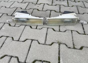 Halogeny Audi 80 b4 komplet z zaślepkami HELLA oryginał