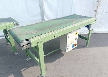 Taśmociąg 2 metry x 0.7m z napędem i falownikiem